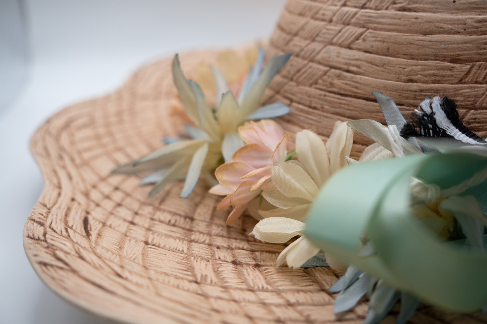 Ceramic Wicker Hat