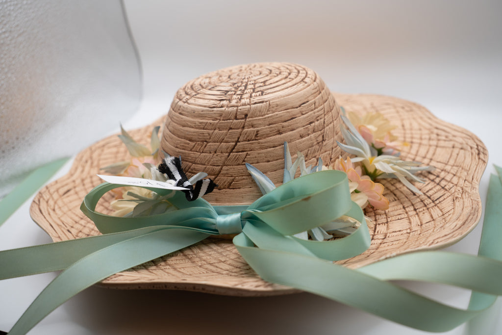 Ceramic Wicker Hat