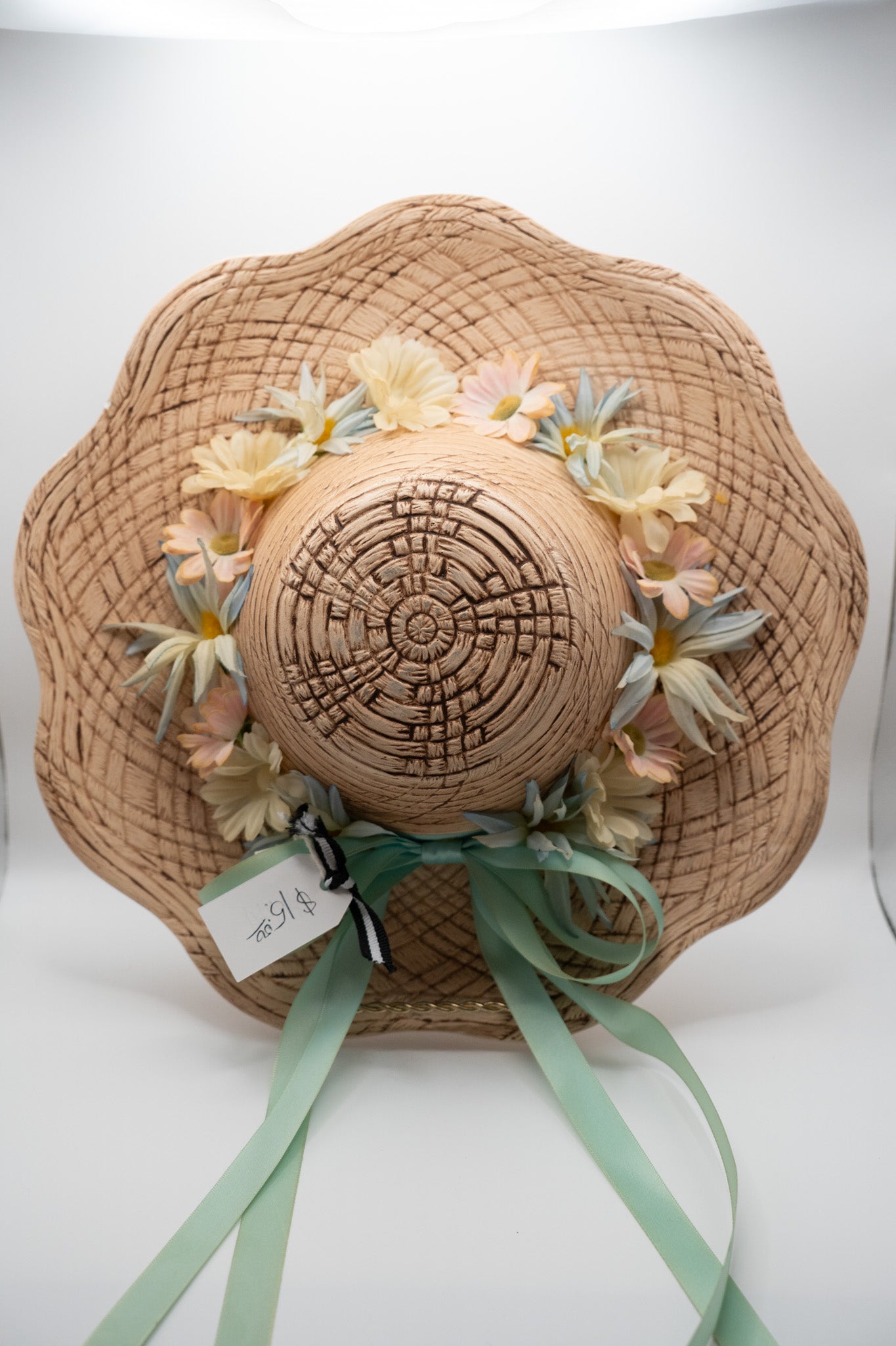 Ceramic Wicker Hat