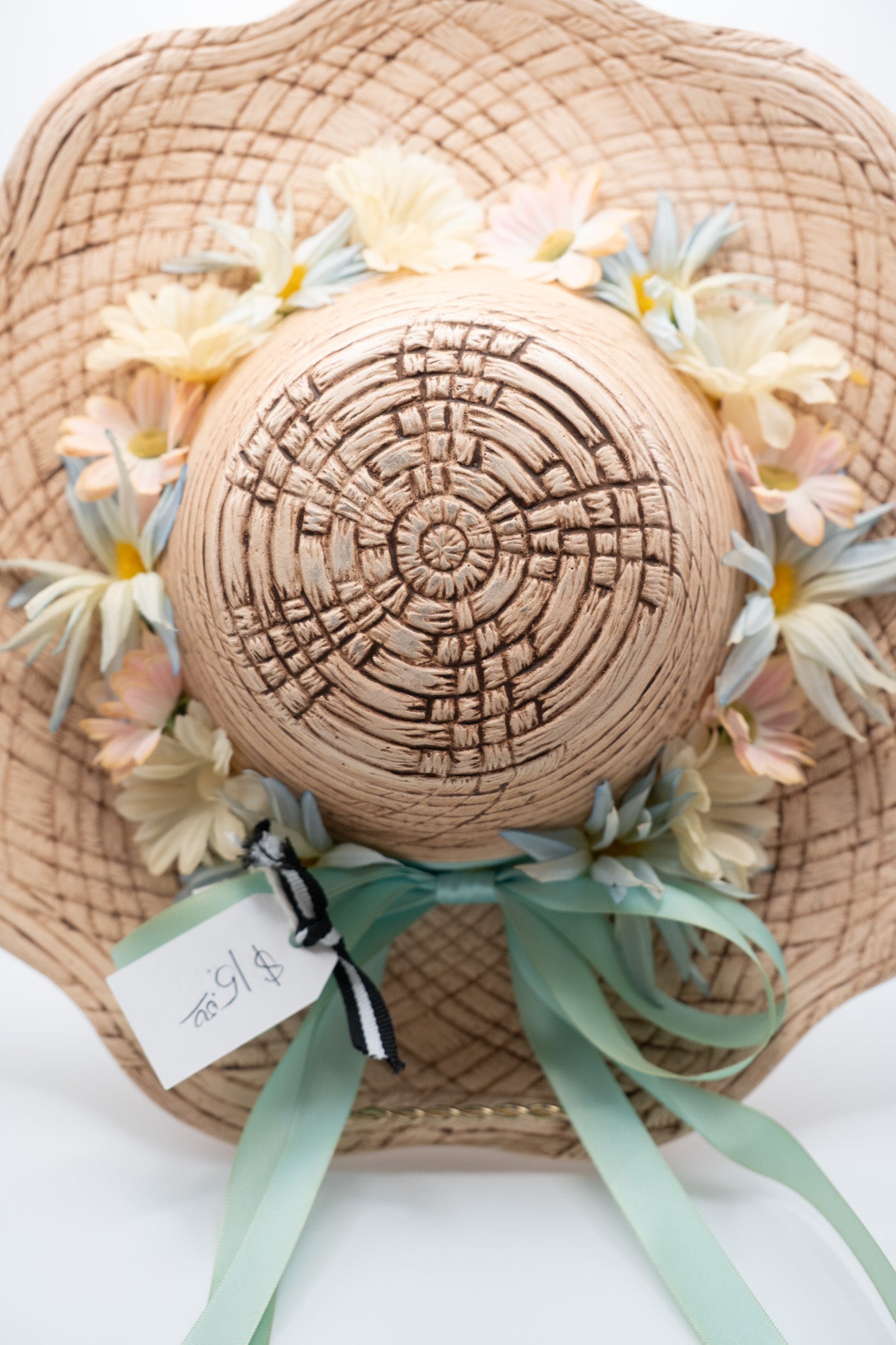 Ceramic Wicker Hat
