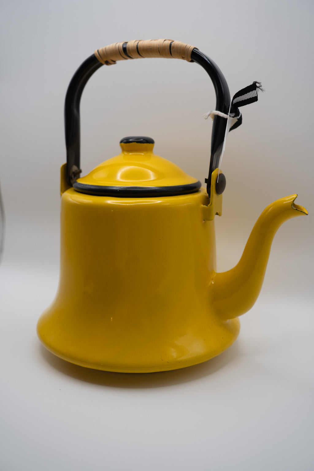 Vintage Yellow Teapot
