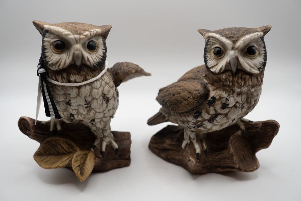 Owl figurines 2 Pc. Set