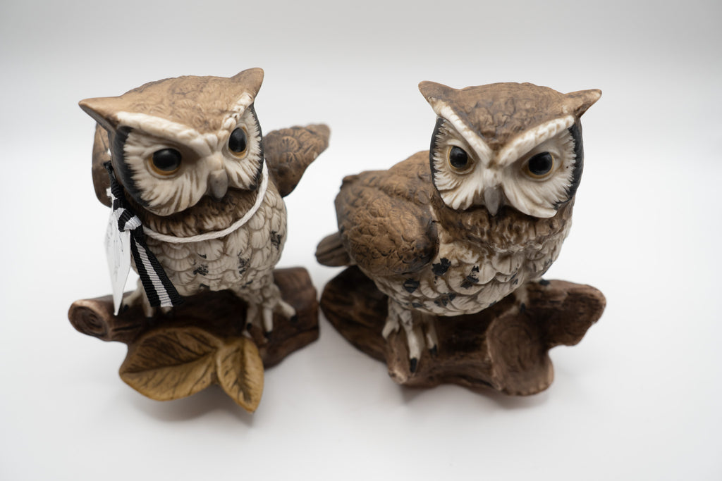 Owl figurines 2 Pc. Set