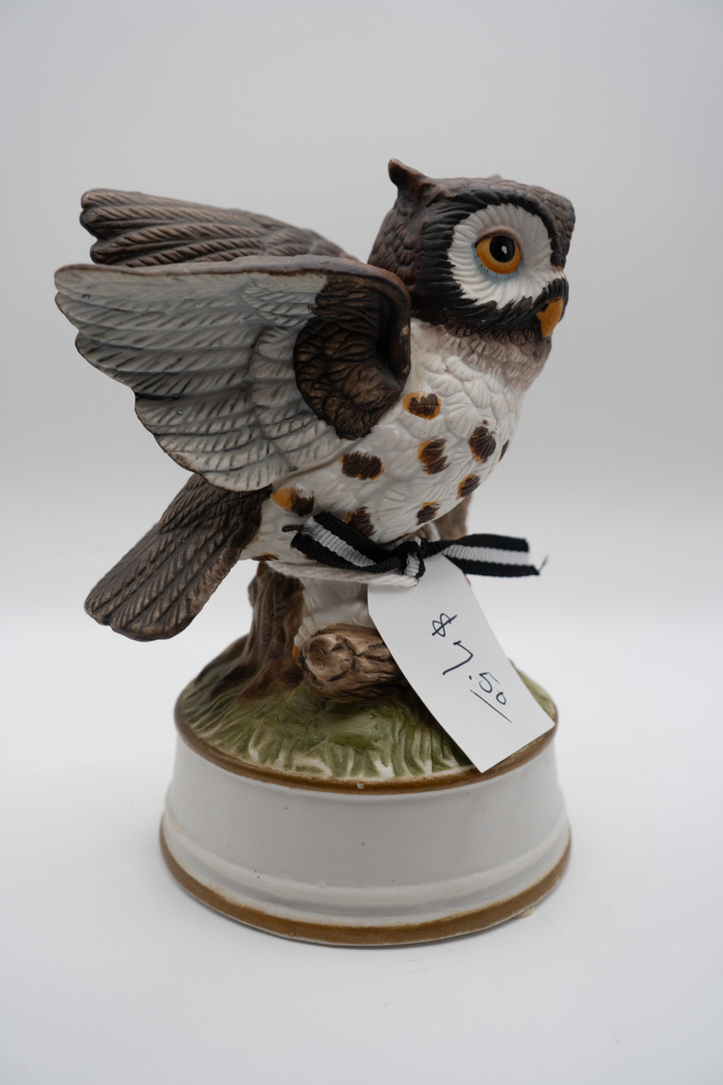 Ceramic Owl Figurine