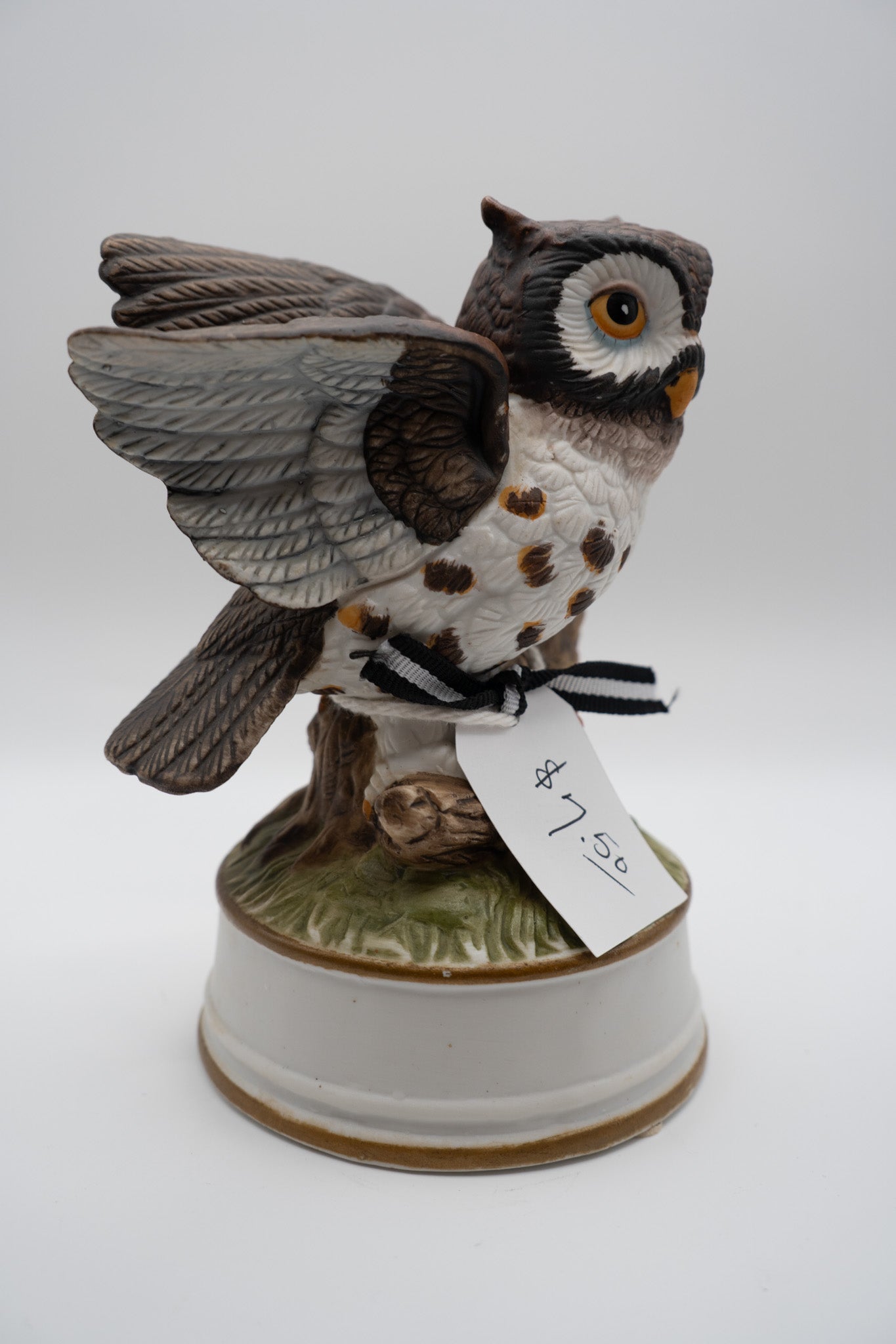 Ceramic Owl Figurine