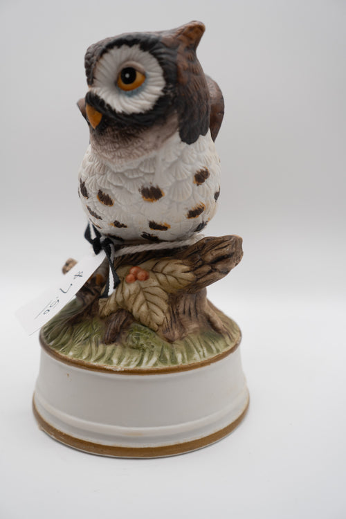 Ceramic Owl Figurine
