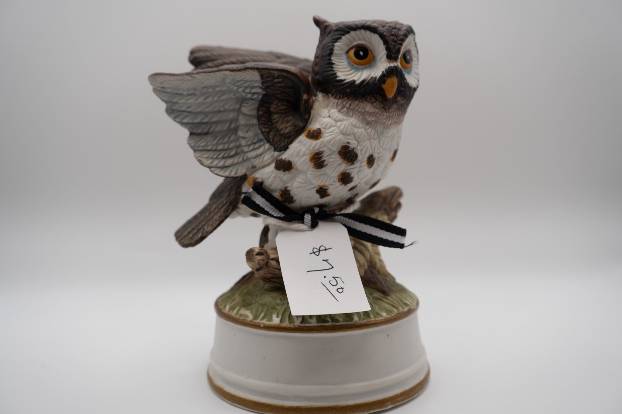 Ceramic Owl Figurine
