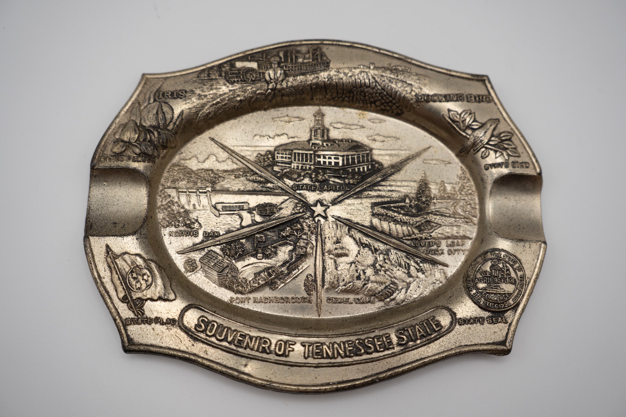 Tennessee State Souvenir Ashtray