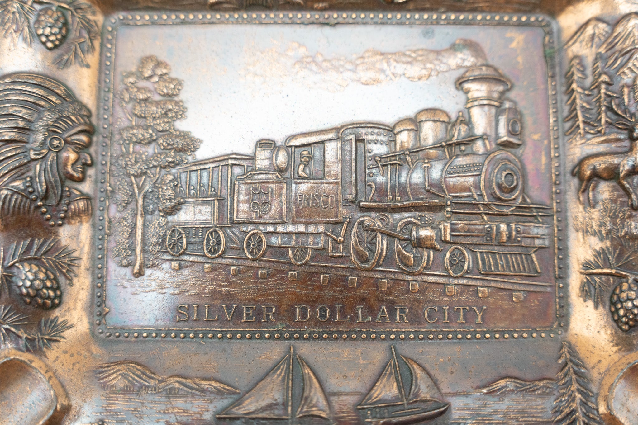 Silver Dollar City Souvenir Ashtray