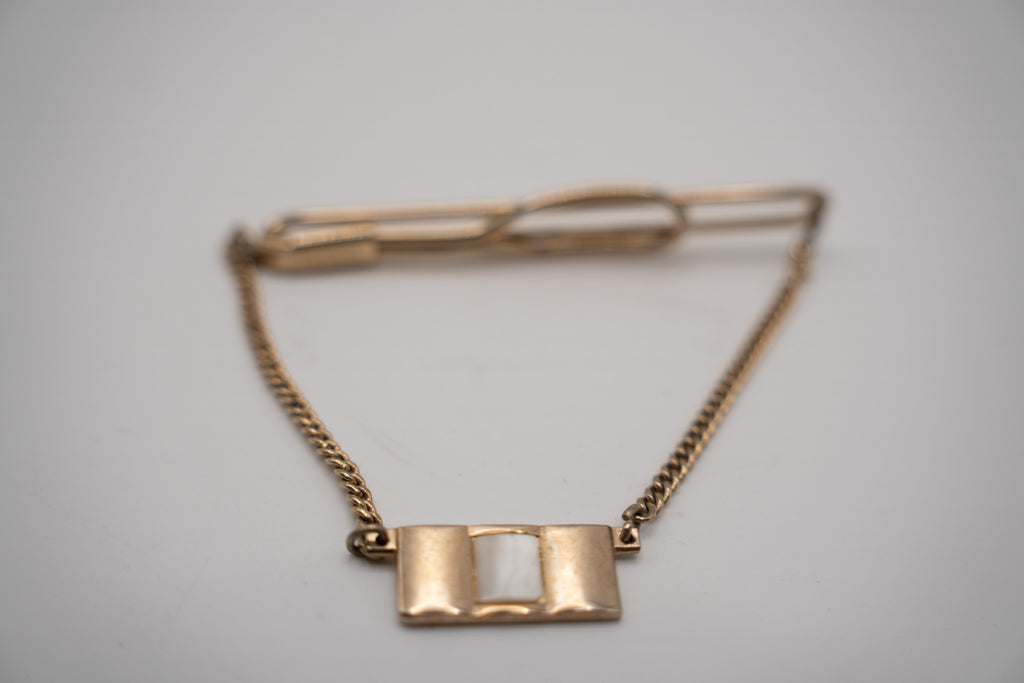 Gold Tone Tie Bar Clip