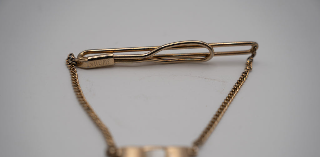 Gold Tone Tie Bar Clip