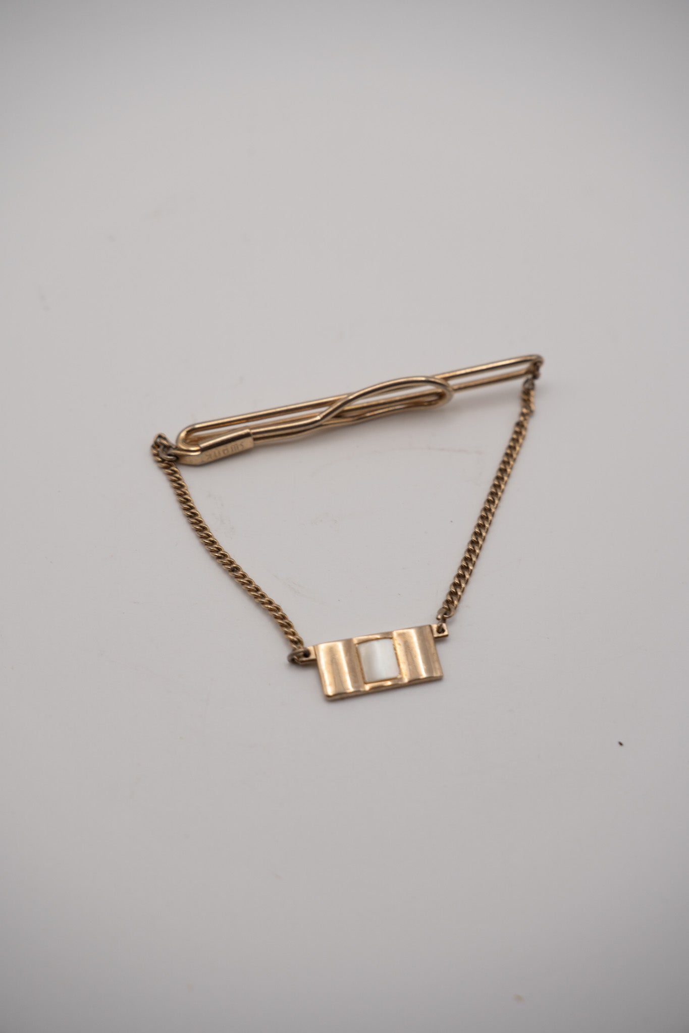 Gold Tone Tie Bar Clip