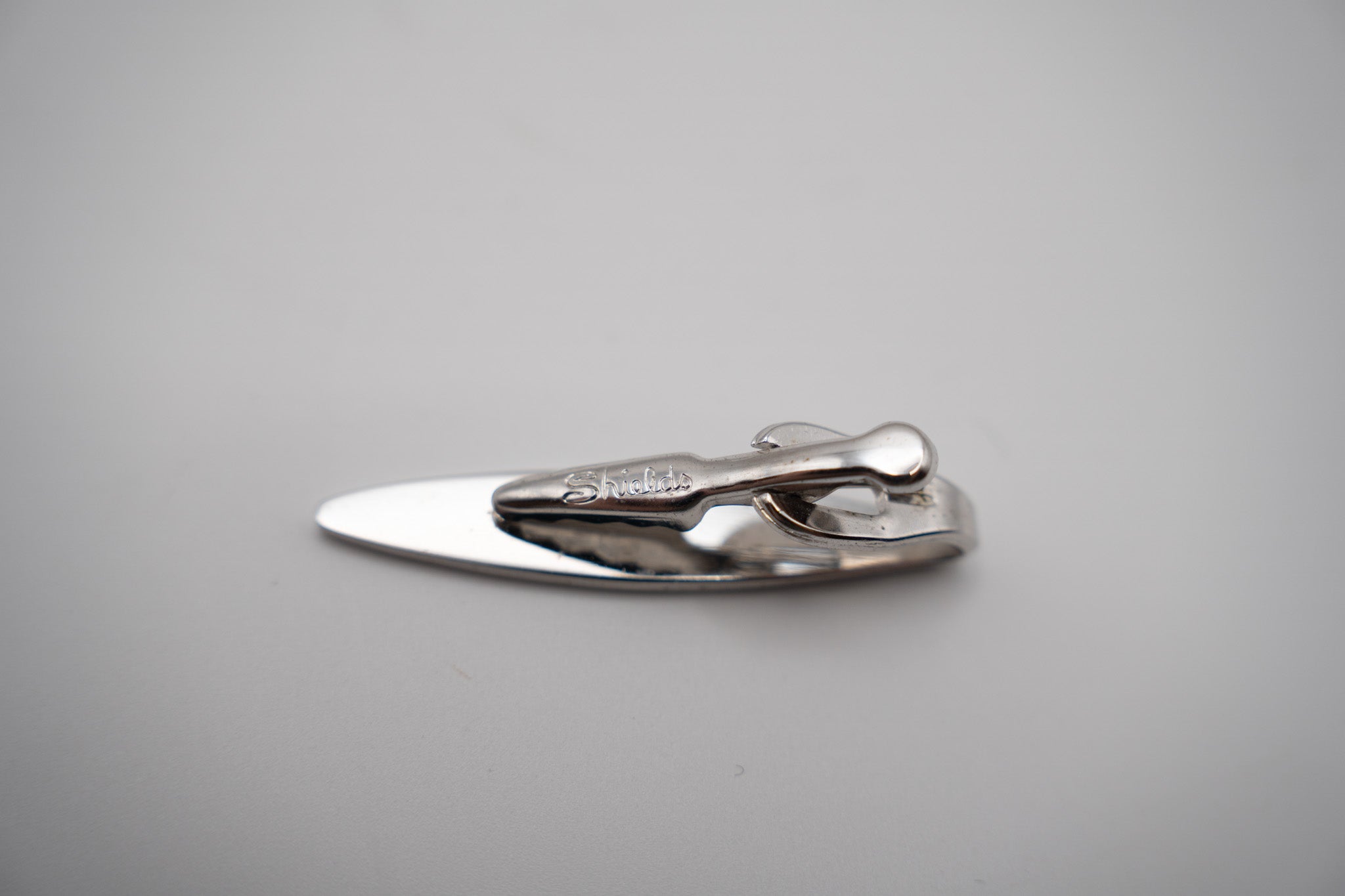 Silver Tie Bar Clip