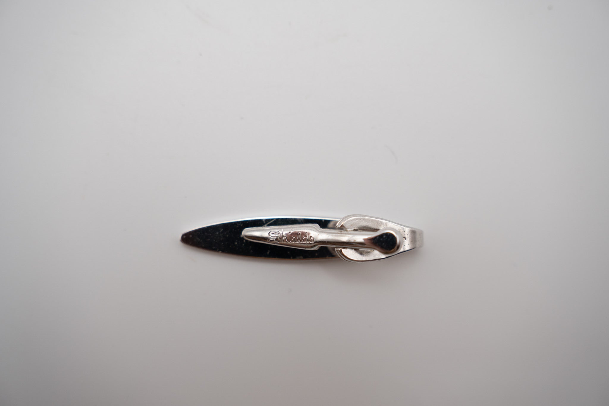 Silver Tie Bar Clip