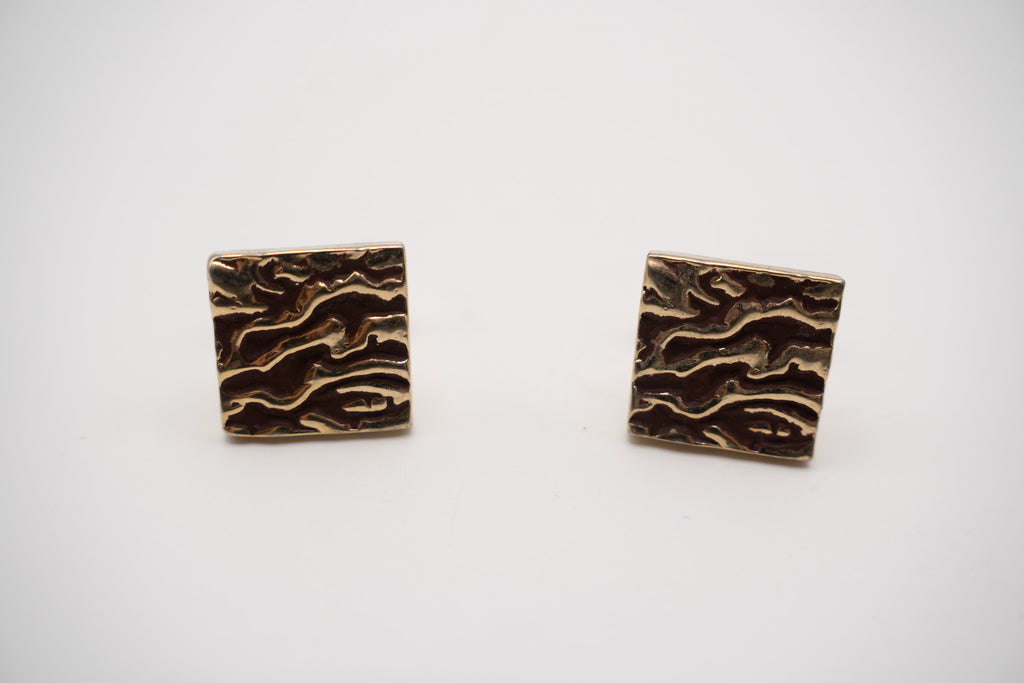 Square Textured Cufflinks