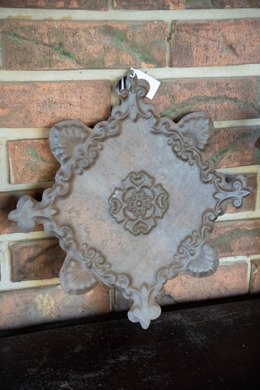 Embossed Metal Wall Medallion