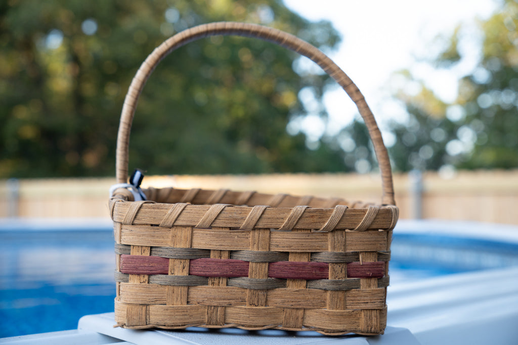 Square Basket With Handle