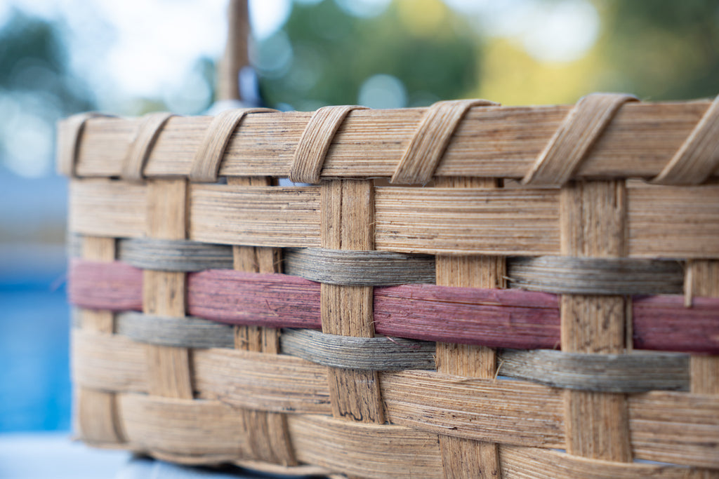 Square Basket With Handle