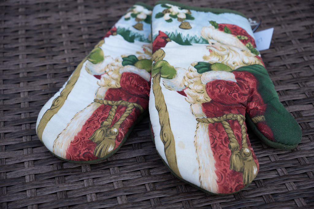 Santa Oven Mitts