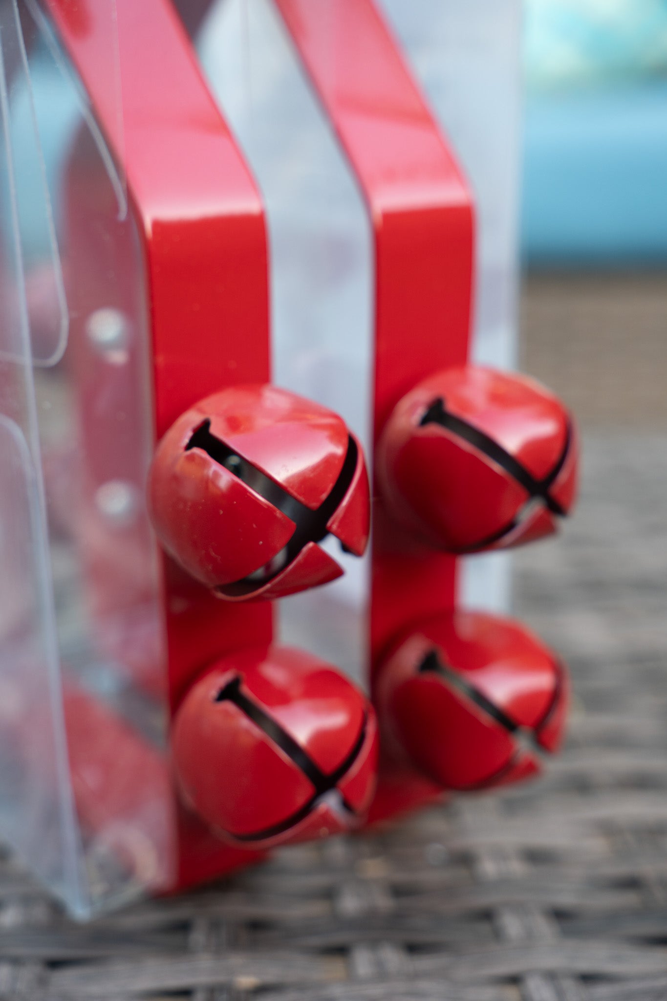 Red Bell Stocking Hangers
