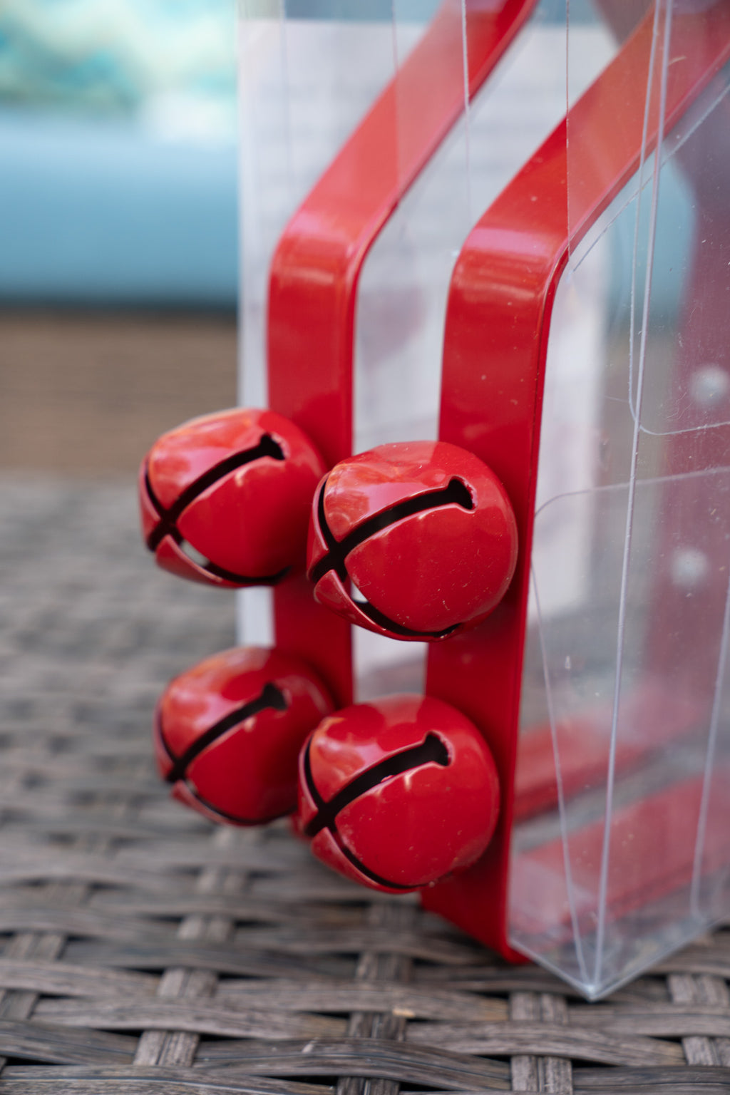 Red Bell Stocking Hangers