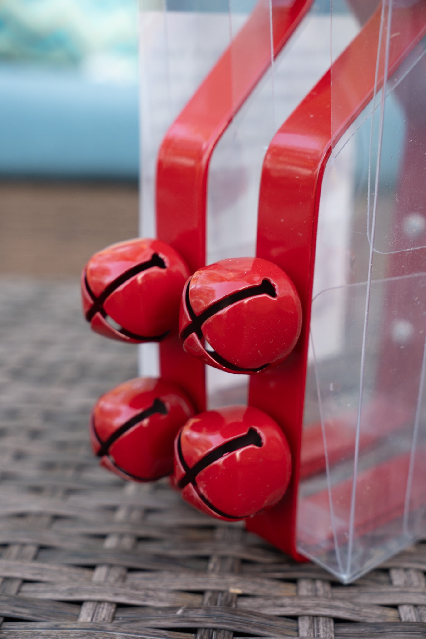 Red Bell Stocking Hangers