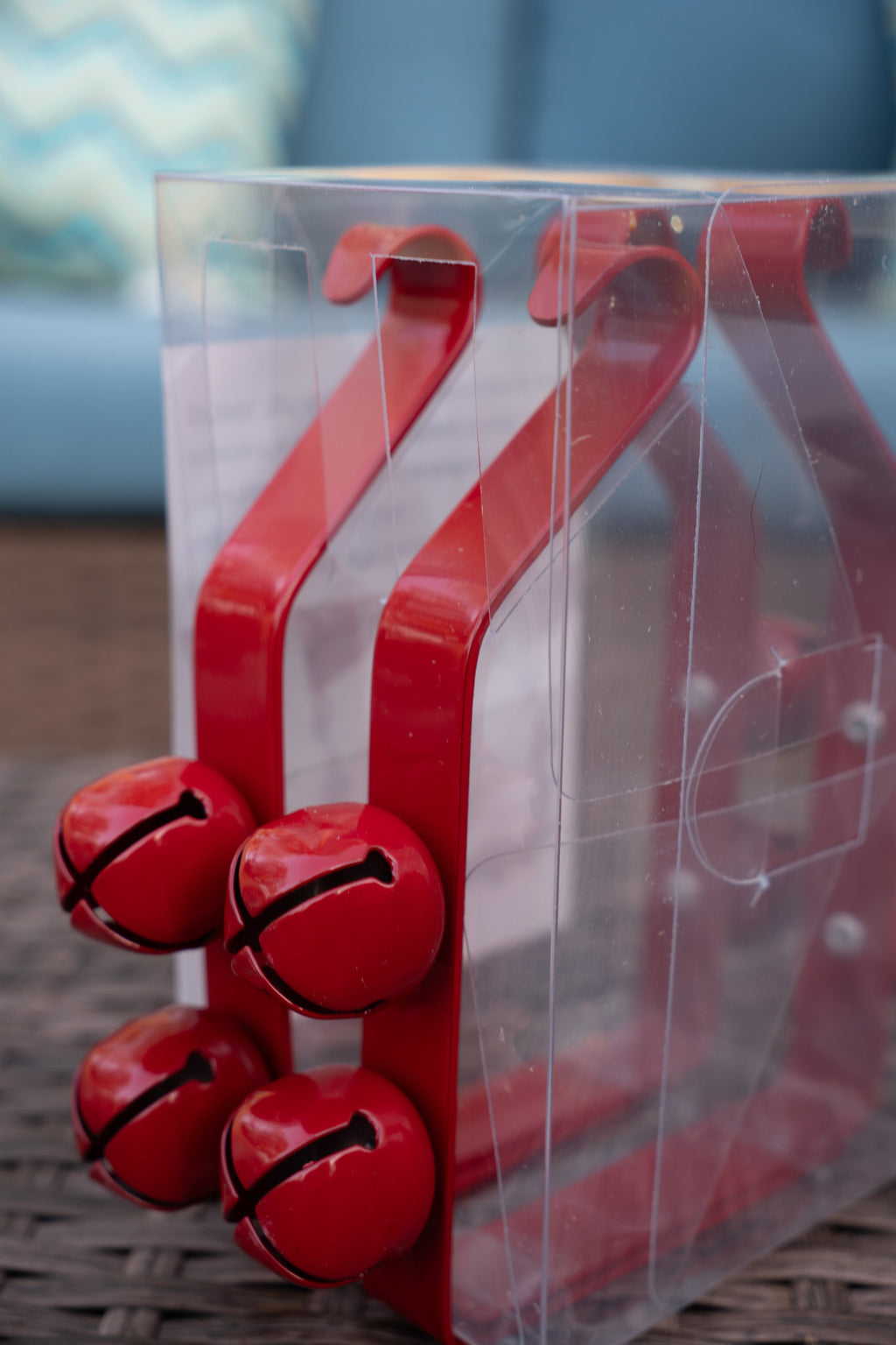 Red Bell Stocking Hangers