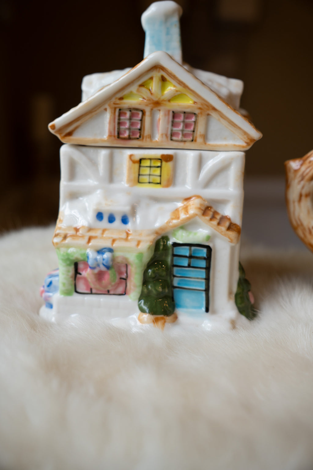 Houston Harvest Christmas Village Tea Set