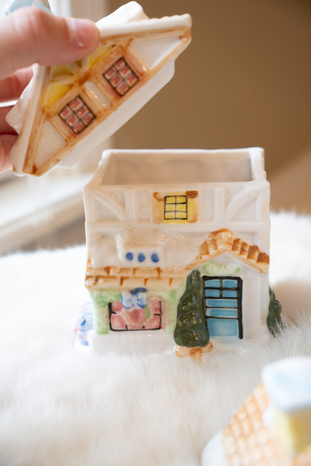 Houston Harvest Christmas Village Tea Set