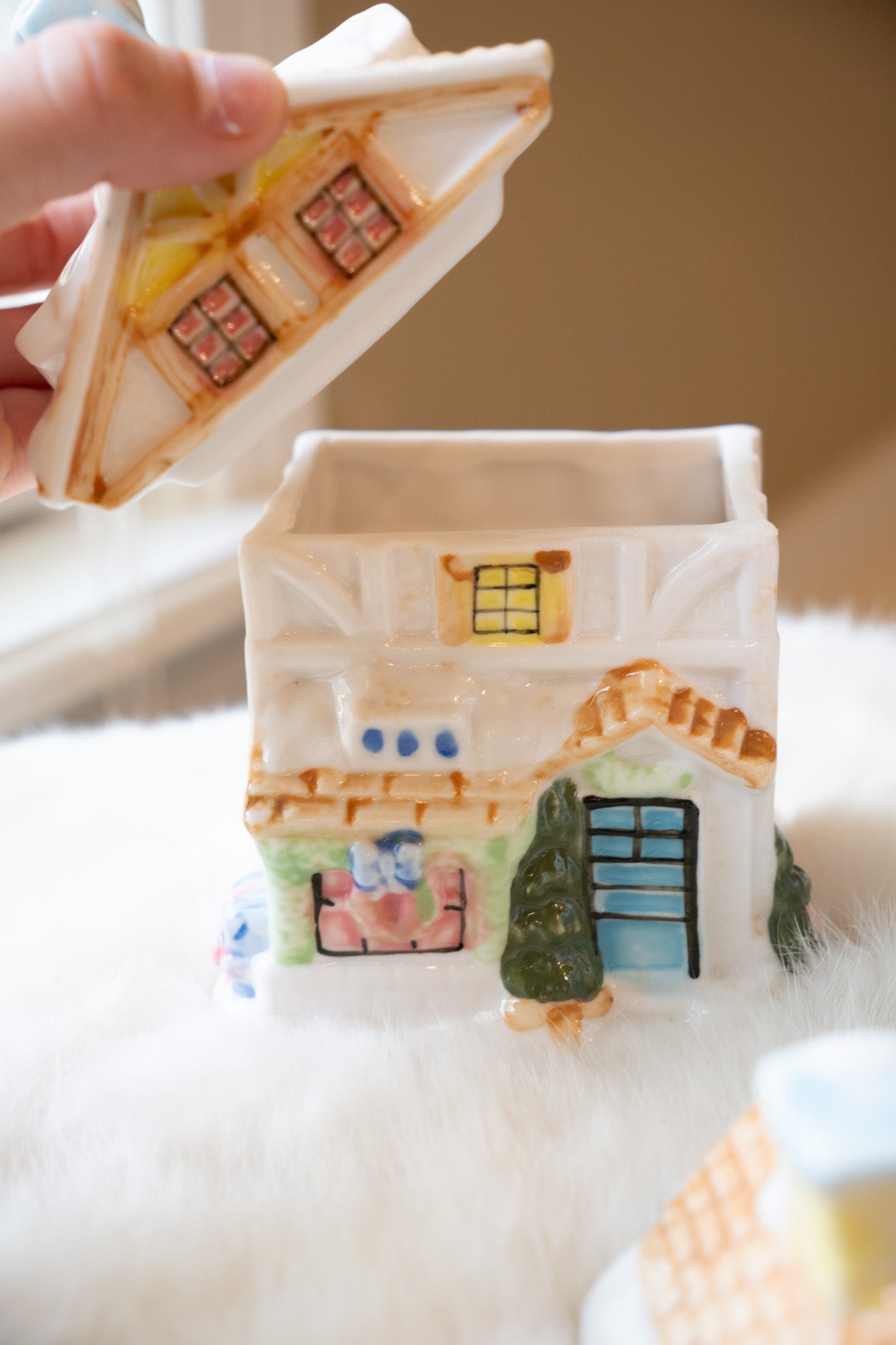 Houston Harvest Christmas Village Tea Set