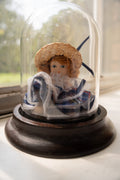Miniature Mexican Doll in Glass Dome by Dogface