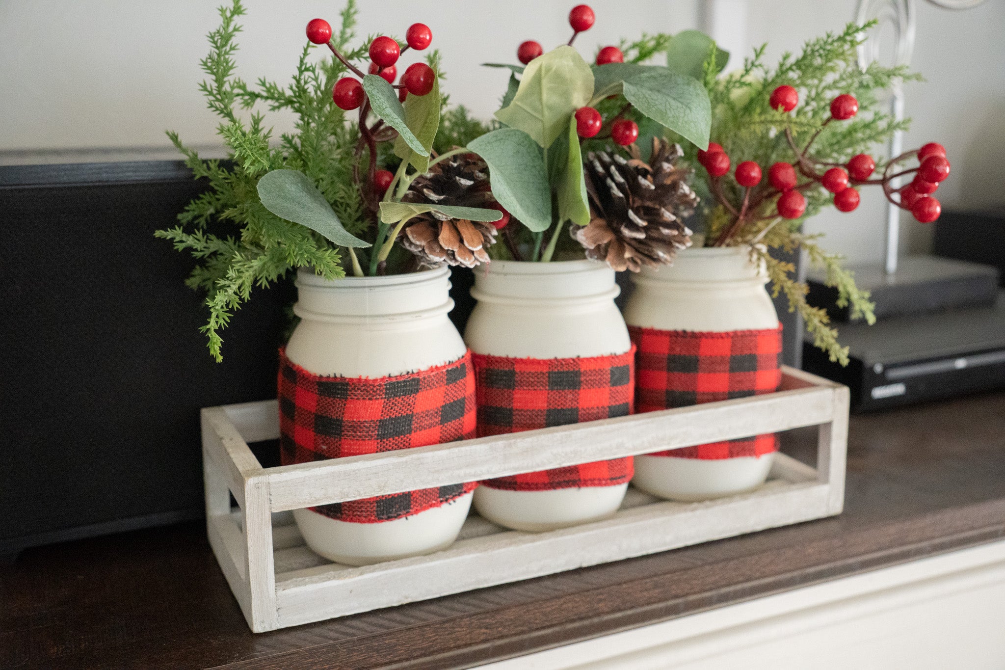 3-Piece Christmas Florals in Crate