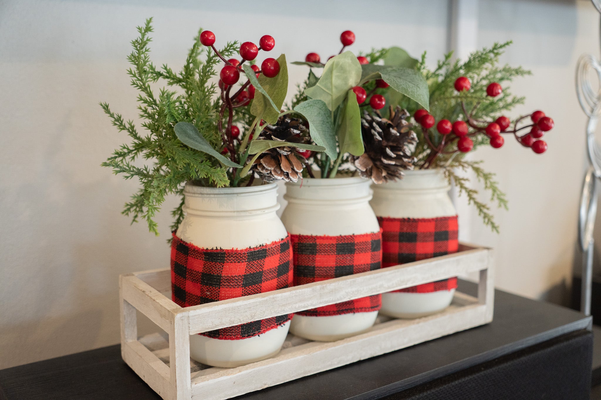 3-Piece Christmas Florals in Crate