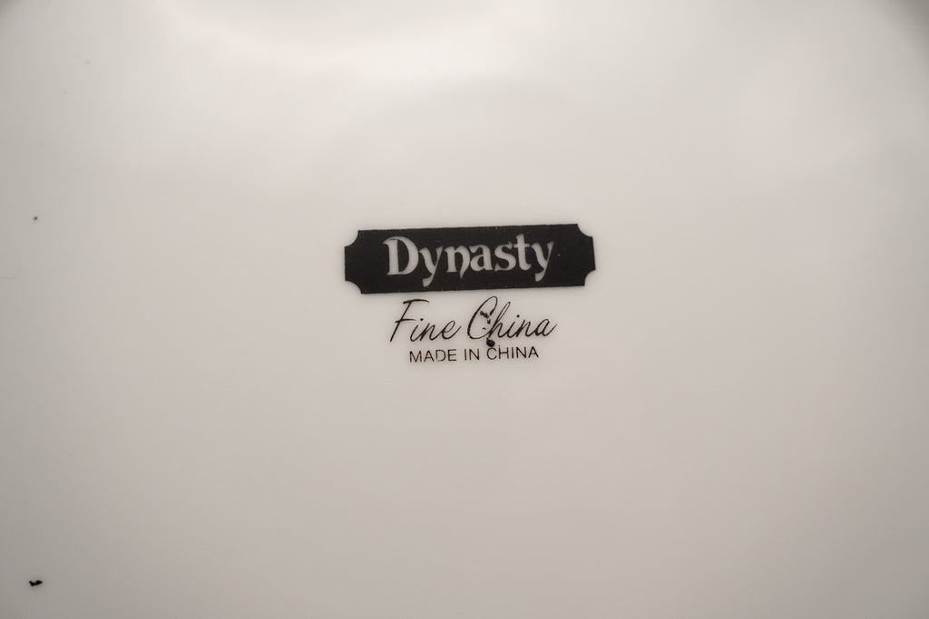 Dynasty Fine China Dinner Plates – Set of 4