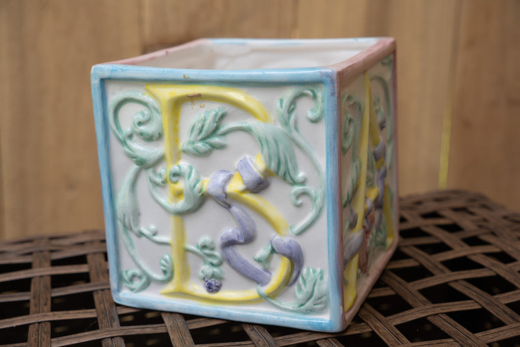 "BABY" Ceramic Square Planter