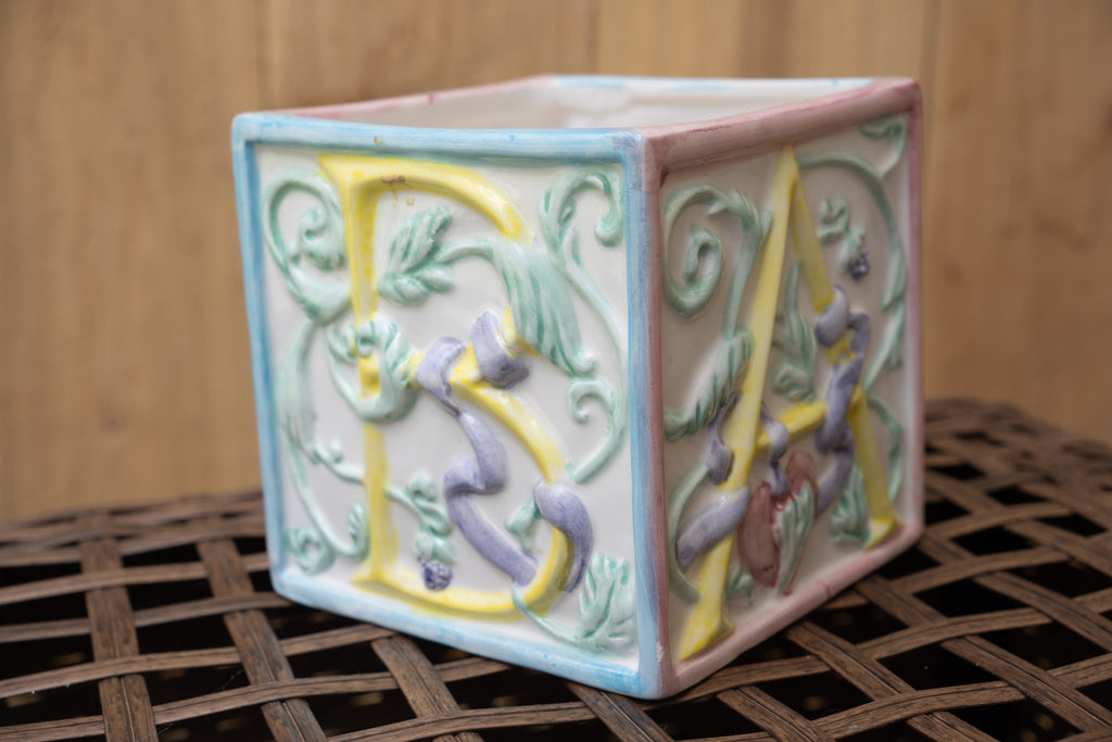 "BABY" Ceramic Square Planter
