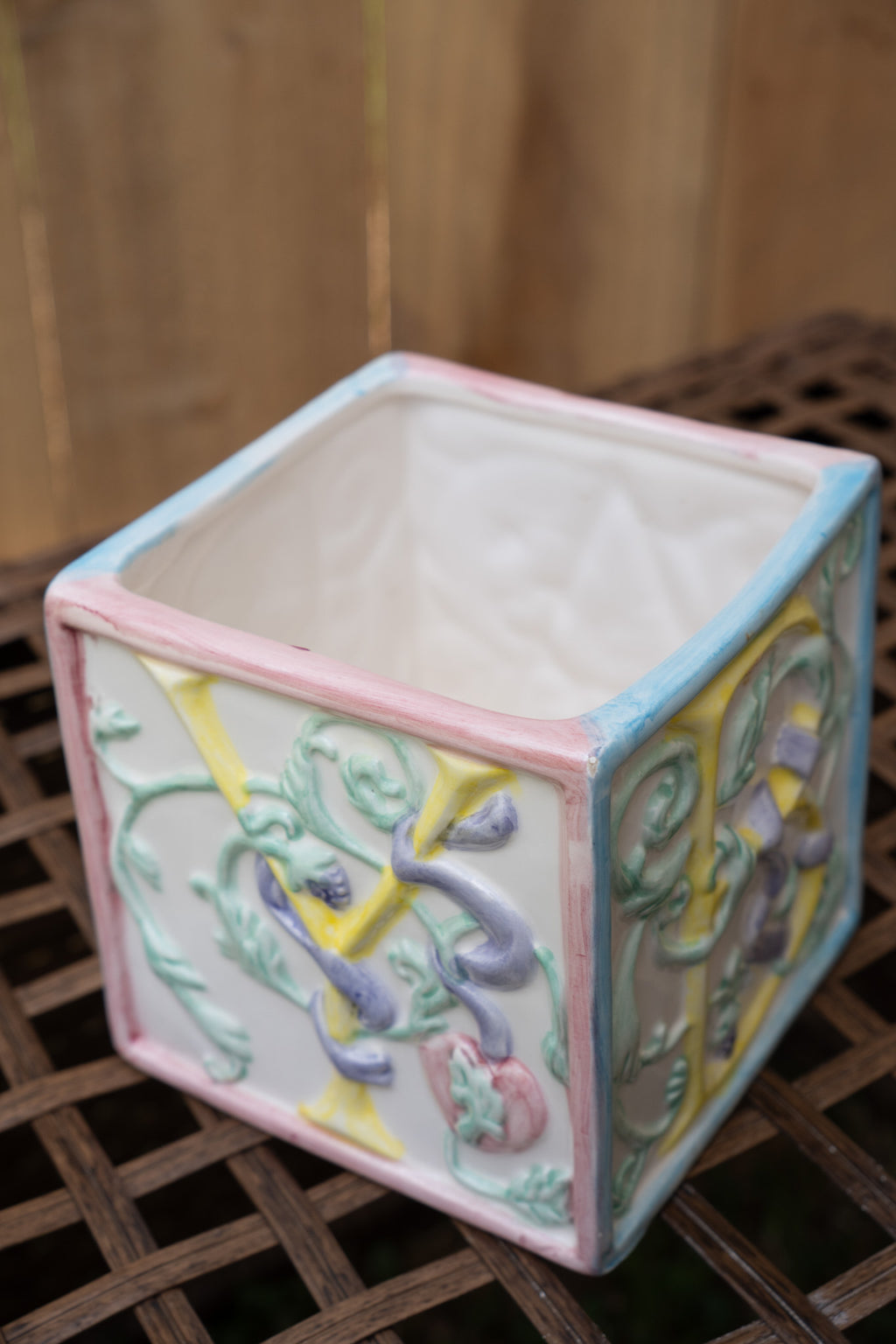 "BABY" Ceramic Square Planter