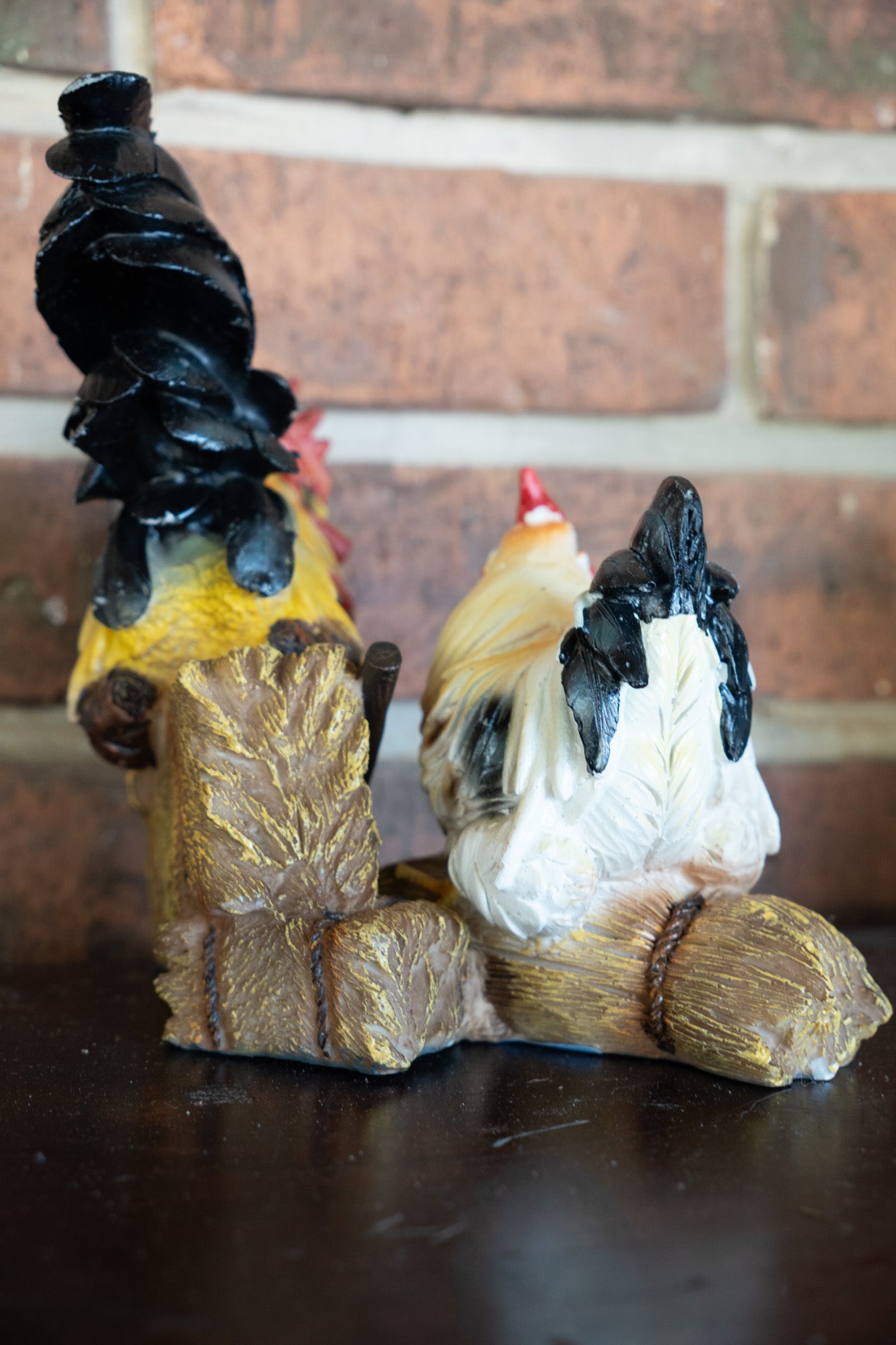 Rooster & Hen Figurine