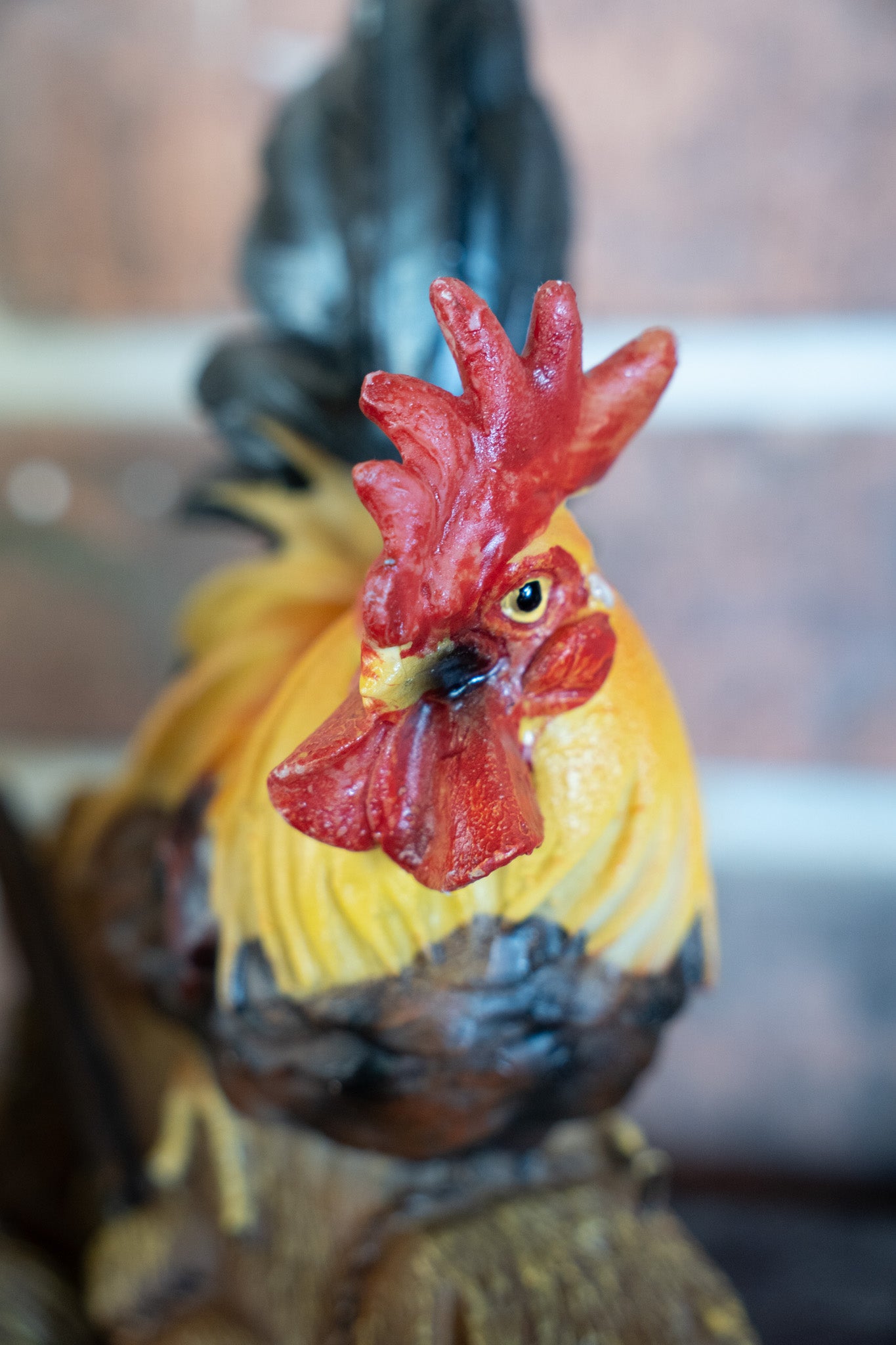 Rooster & Hen Figurine