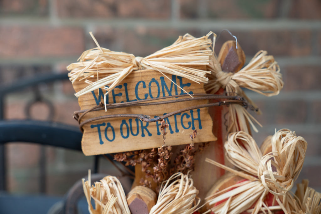 Wooden Pumpkin Patch Decoration
