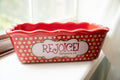 Mini Loaf Stoneware "Rejoice"