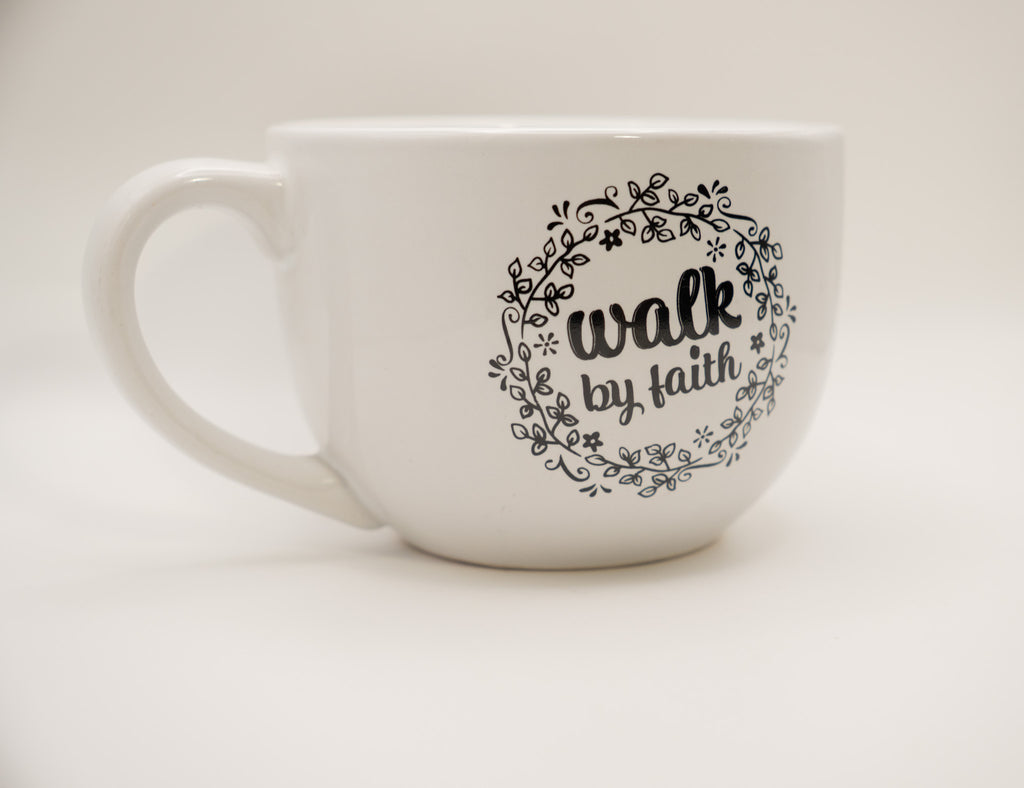 Walk by Faith Mug