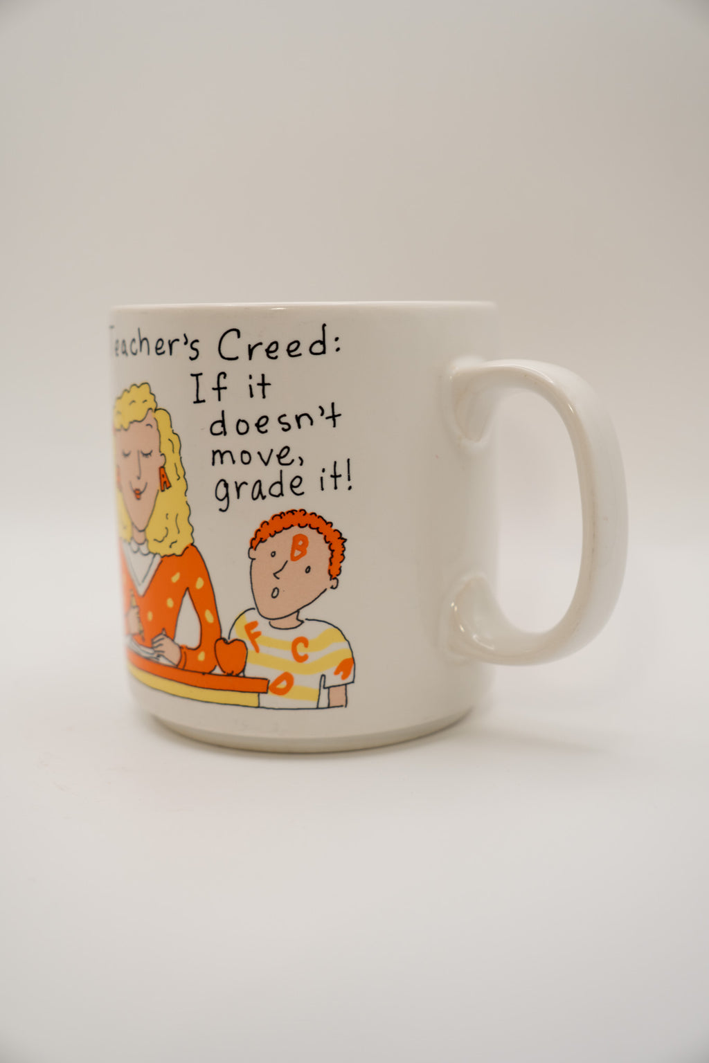 Vintage Teacher's Creed Mug