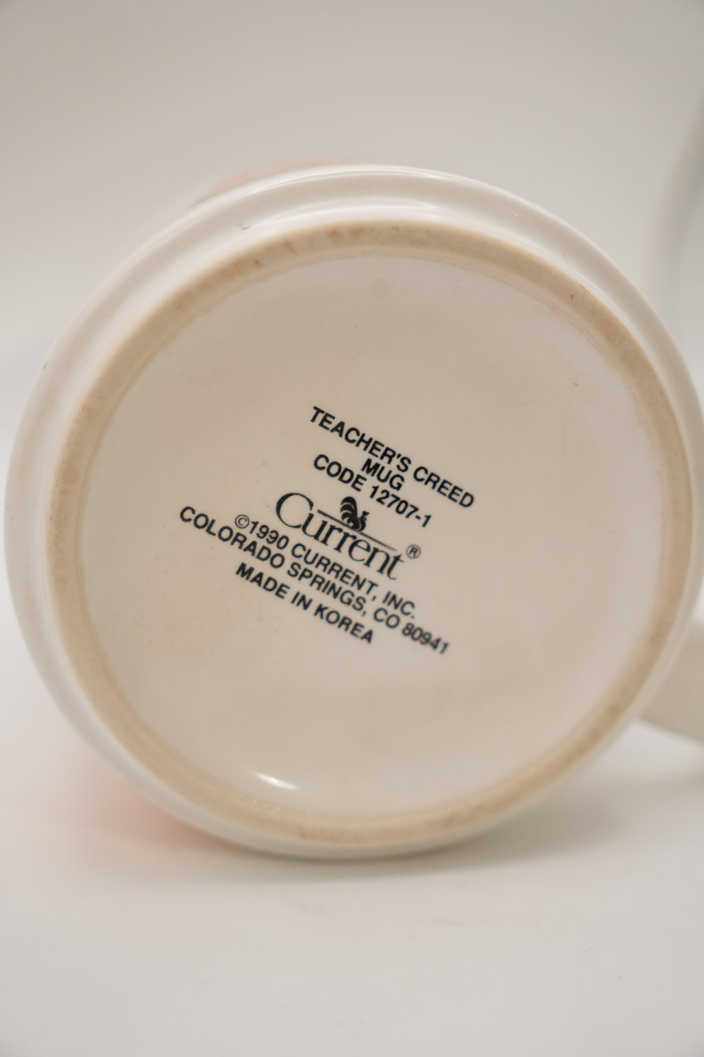 Vintage Teacher's Creed Mug