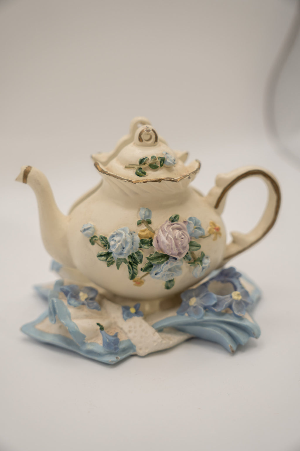 Blue and White Teapot Napkin Holder