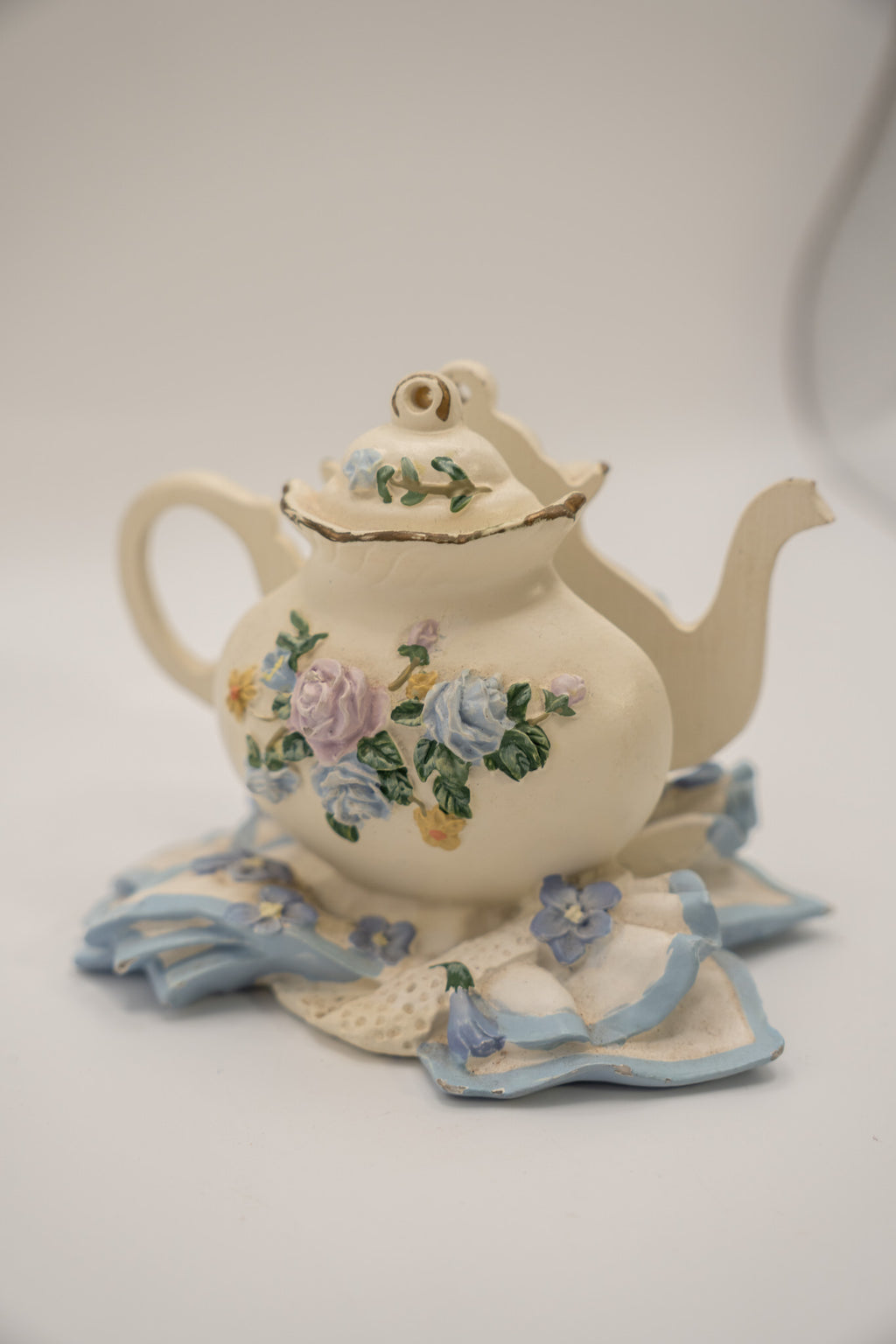Blue and White Teapot Napkin Holder