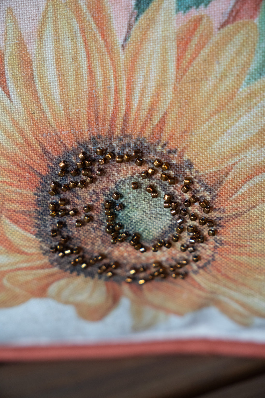 Fall Pumpkin and Sunflower Throw Pillow