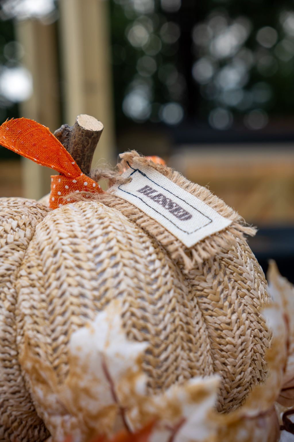 Handcrafted Pumpkin Fall Arrangement