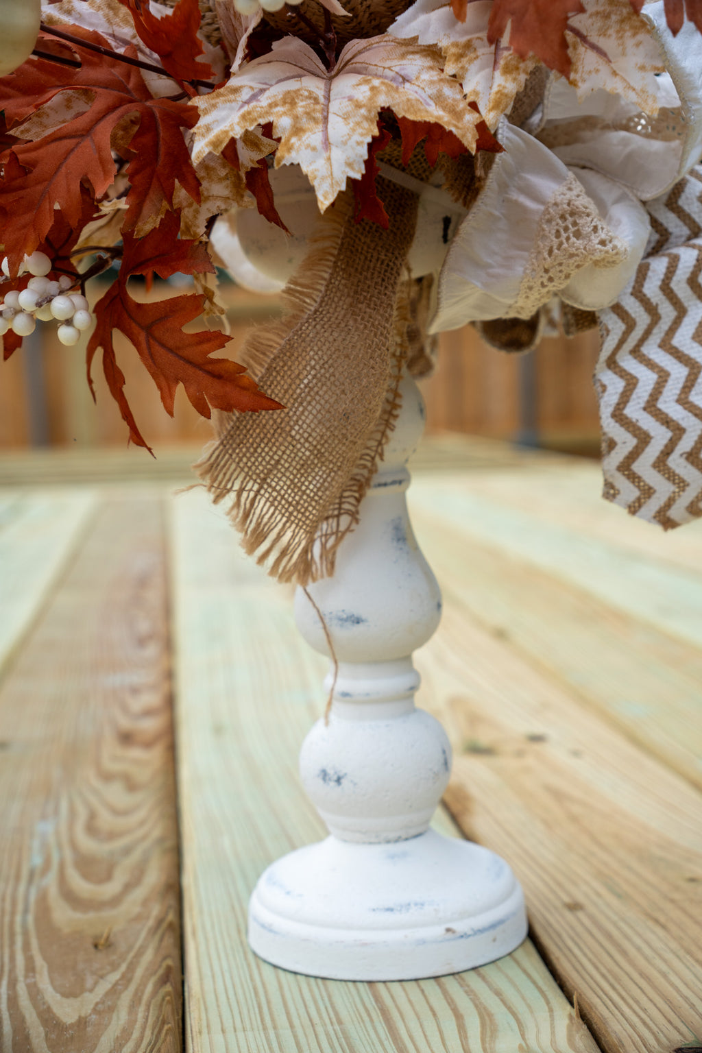 Handcrafted Pumpkin Fall Arrangement