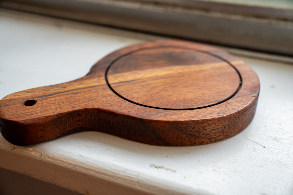 3-Piece Wooden Mini Cheese Board Set